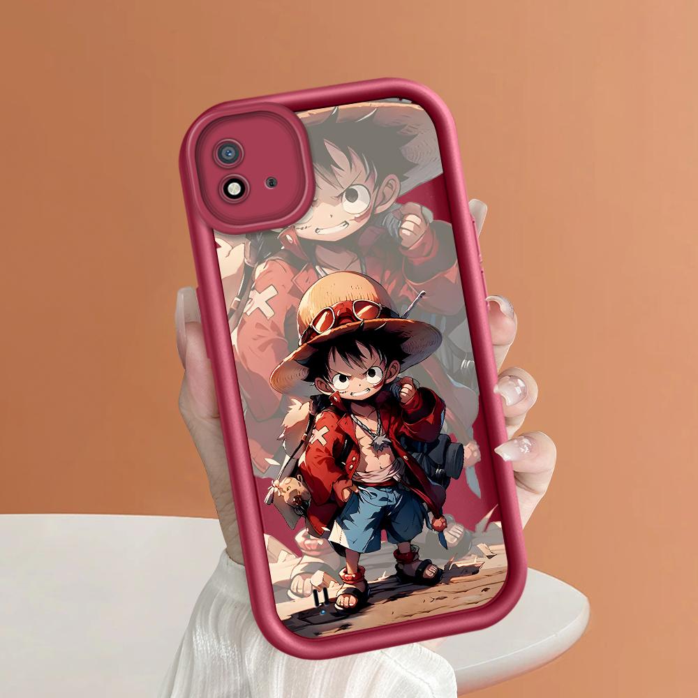 Weiches Silikon-Quadratleiter-Druckmuster-Telefongehäuse Vollständige Abdeckungskamera Stoßfestes Schutzgummigehäuse für OPPO Realme