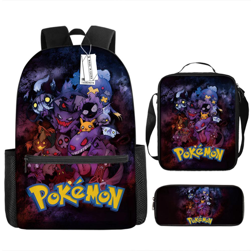 School Season Student Schoolbag Pokémon Pokémon Backpack Cartoon Satchel Pencil Case