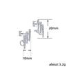Leichter Luxus High-End Einzigartige Ohrstecker, Nischendesign Trockene Frauen Herbst und Winter Gleicher Stil Ohrringe
