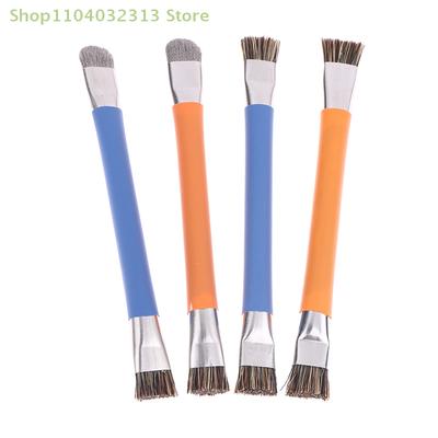 1/10Pcs Anti-Static ESD Double Headed Brush Hard Brushing Brush Anti-Static Safe Brush For Mobile Motherboard Repair Clean Tools