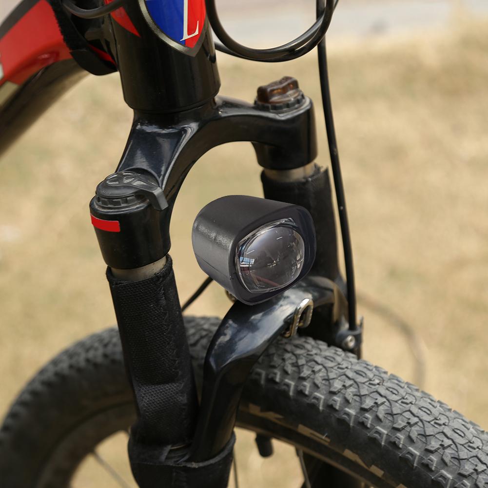 3-1PC 2 In 1 E-Bike Headlight E-Scooter Lamp Motorcycle Waterproof Horn Headlight 36V-60V Electric Bicycle LED Front Lighting