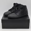 554724-093 Nike Air 1 Mid Triple Black (Men's)