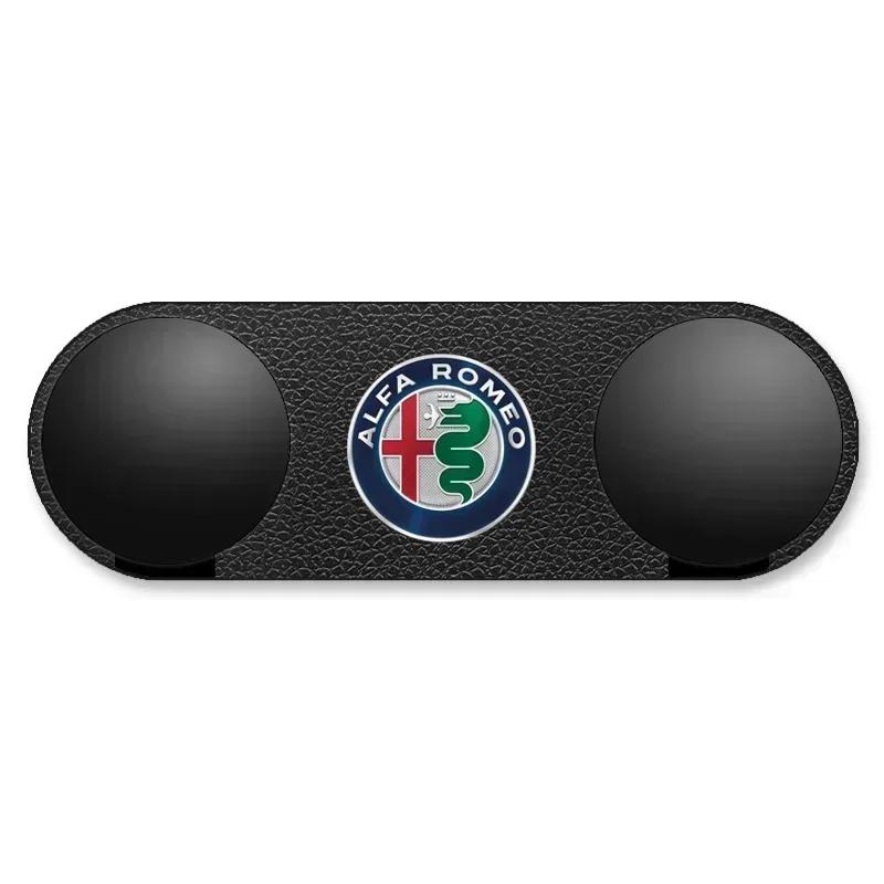 For Alfa Romeo 108 Car Sticker For Alfa Romeo 159 147 Car Double Hooks Organizer Alloy Hook Hanging Storage For Alfa Romeo 156 159 147 4C 8C 166 Gi