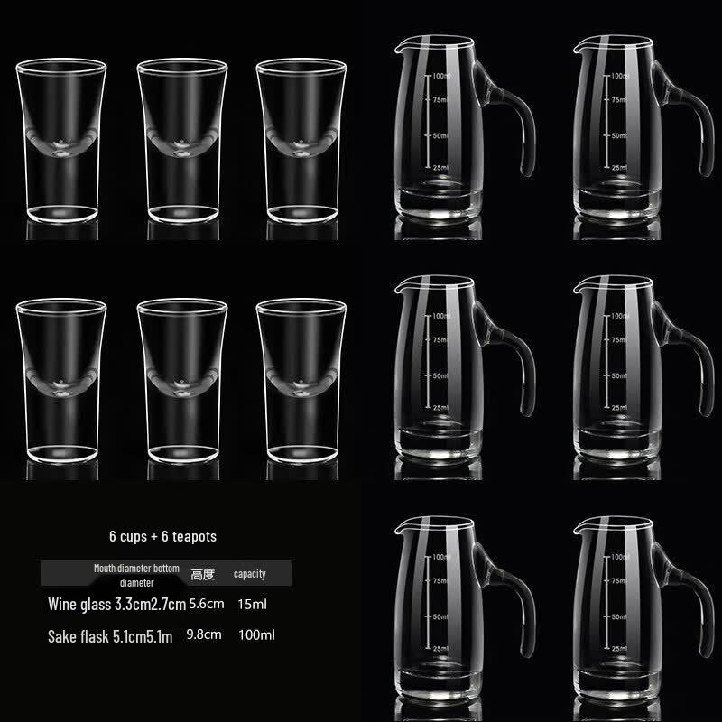 Glass Baijiu Decanter Set