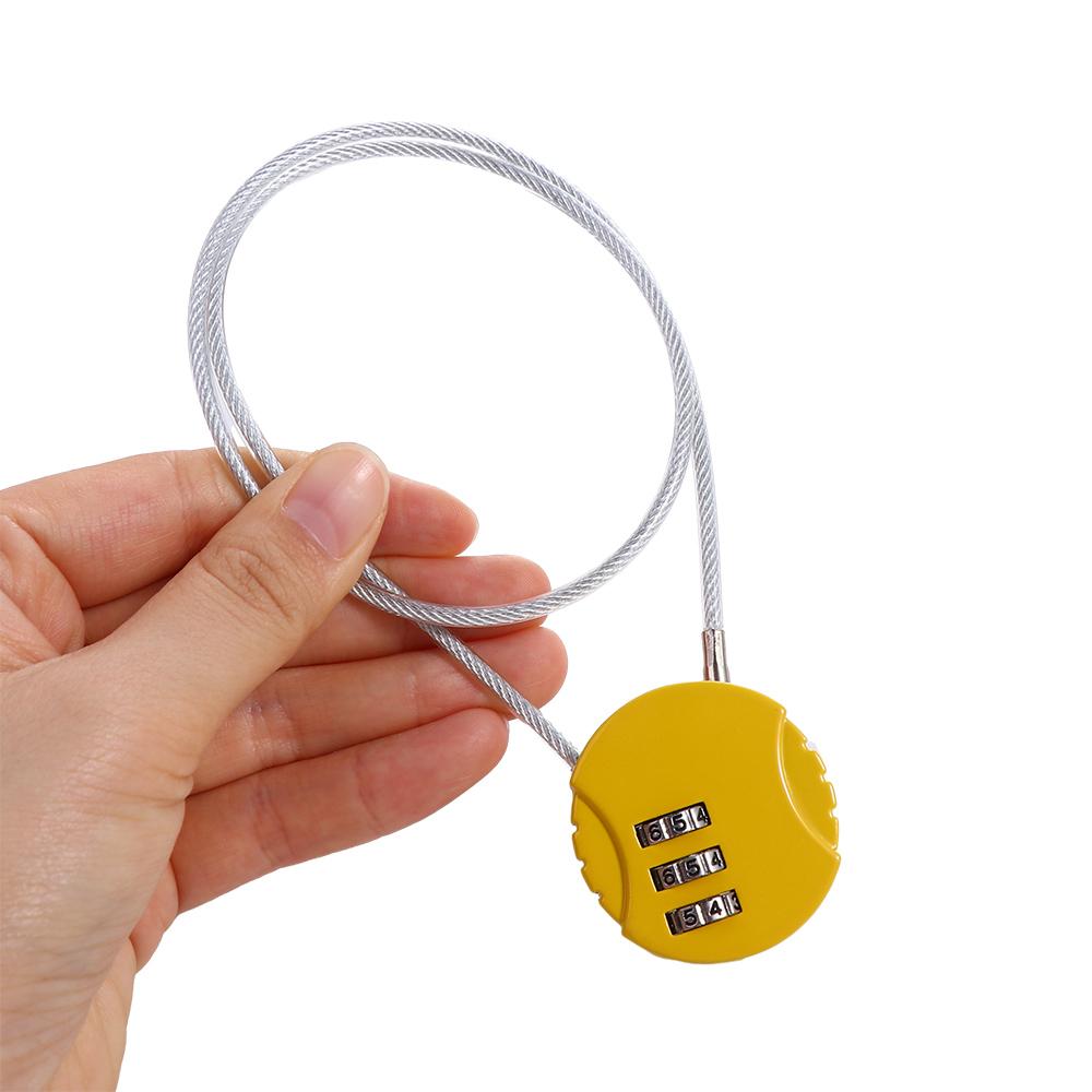 3 Digit Motorcycle Anti-theft Password Helmet Lock Cycling Lock Electric Vehicle Lock Helmet Lock