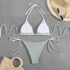 Split Swimsuit Sexy Bikini Neck Lace Woman