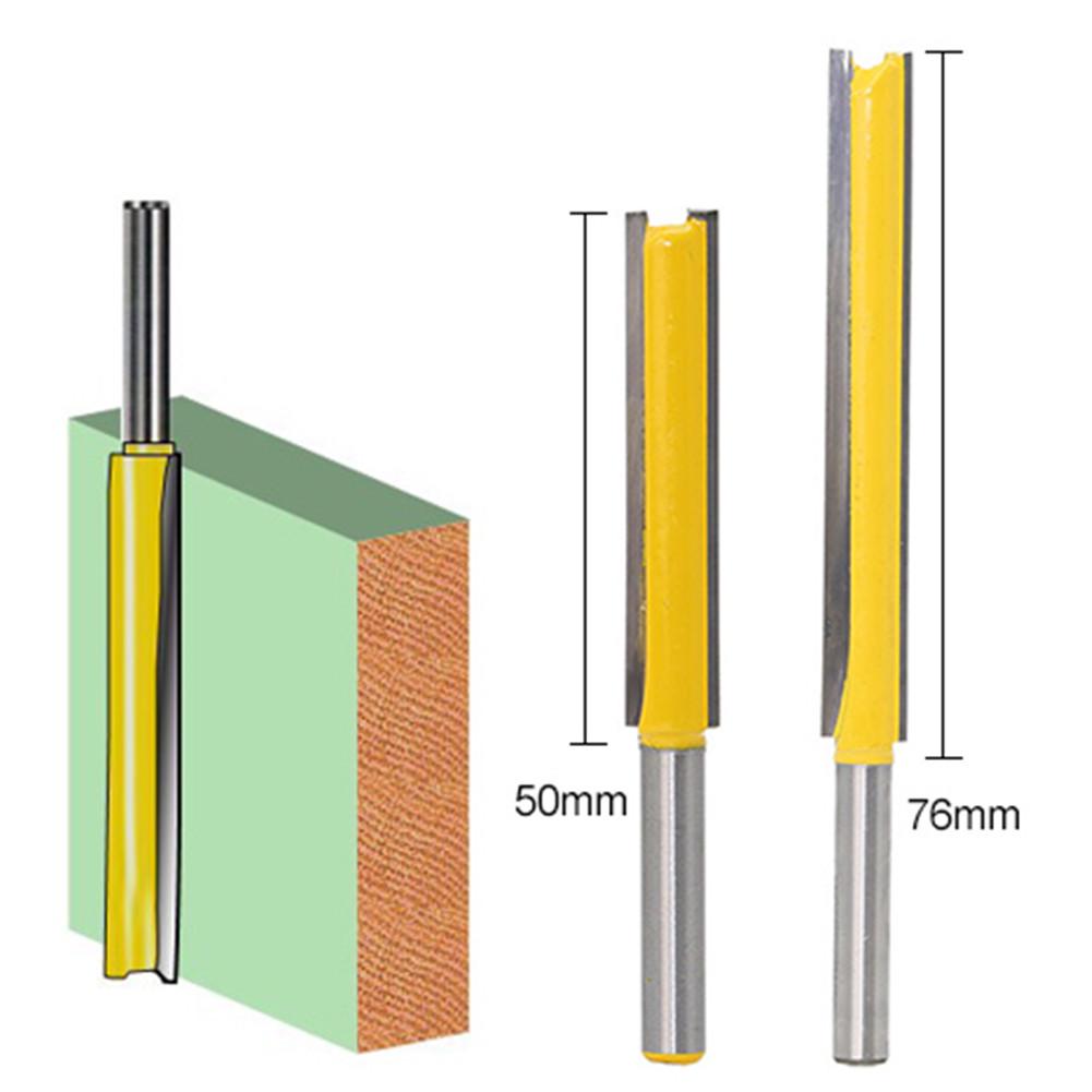 Buy 1/4 * 3/8 Extra Long Double Cutters Flush Trim Router Bit at ...