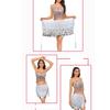 Belly Dance Hip Scarf Laces Up Sequins Skirt Sparkles Wrap Skirt Bellydance Costumes for Halloween Raves Party Clubwears