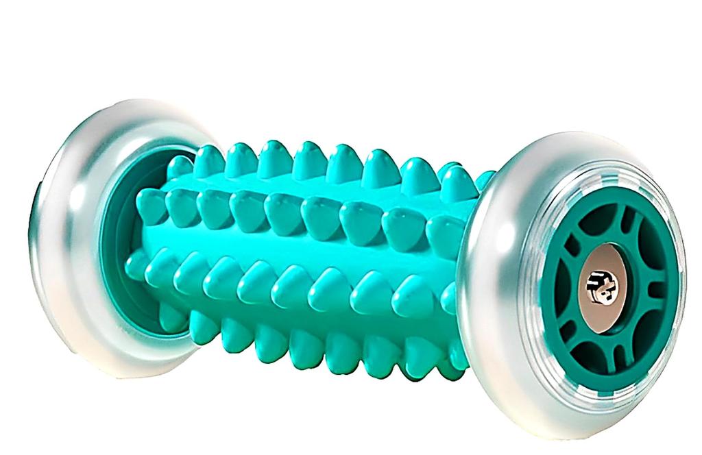 AZ4U Foot Reflexology Roller for Home Care and Refreshing Feet Massager, (Green)