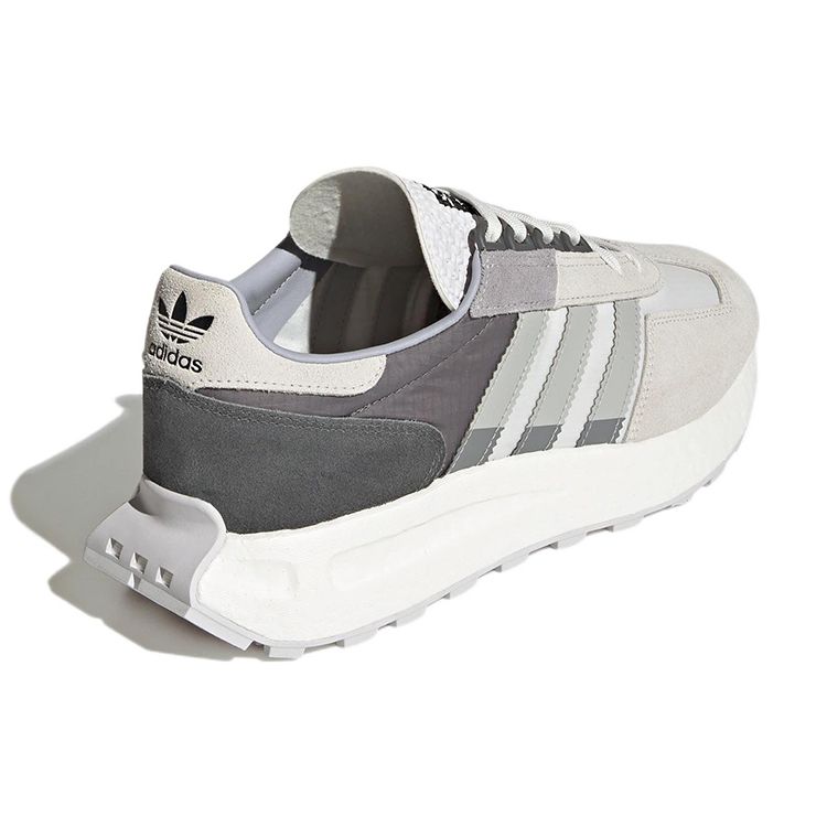 Adidas Originals Retropy E5 Suede Comfortable Durable Low-Top Lifestyle Sneakers Unisex sneakers Gray Black HP7741