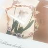 Dopamine Zircon Crystal Drop Pendant Bracelet Women Minimalist Elegant Adjustable Copper Chain Jewelry