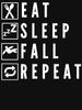 Fall Guys Eat Sleep Fall Repeat Classic T-Shirt