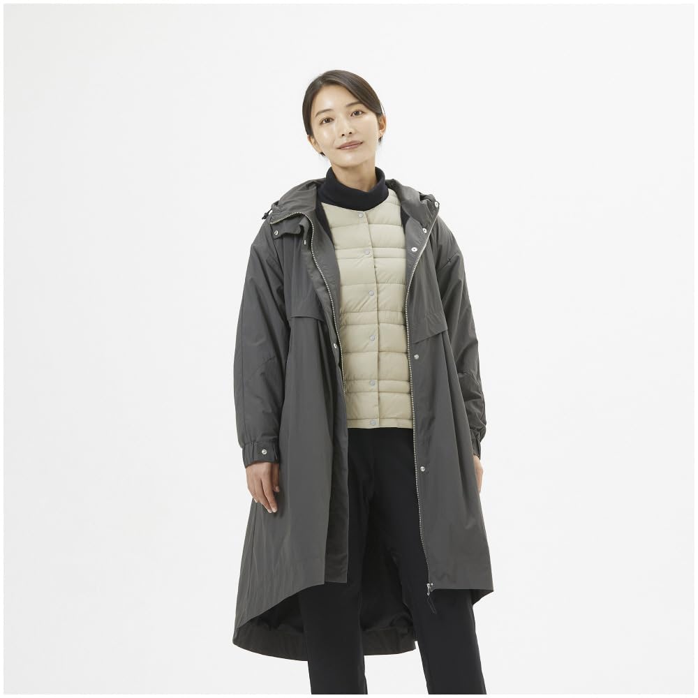 Mizuno Compact Breath Thermo Down Winter Mocha Beige Women's Jacket, Heat-Generating Material, Wear,