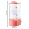 Plastic Parrots Food Holder Automatic Bird Feeder Hanging food Dispenser for Bird Cage Minimizing Waste for Small Birds