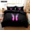 3D NEW Butterfly Bedding Sets Duvet Cover Set With Pillowcase Twin Full Queen King Bedclothes Bed Linen