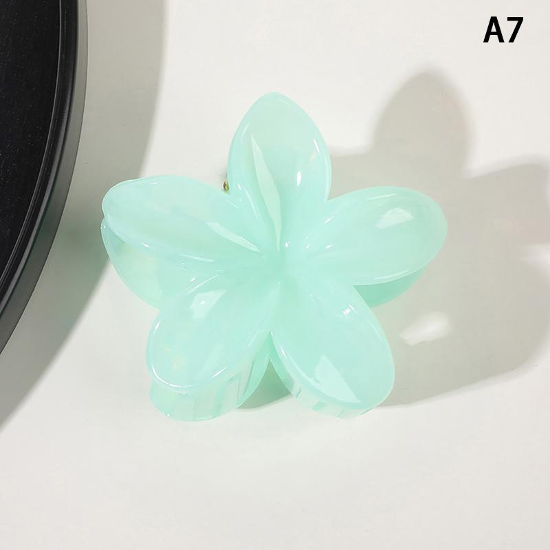 Matte Flower Claw Clips Women Hair Claws Floral Cute Hair Accessories Hair Clips For Girls Sweet Clamp Barrettes