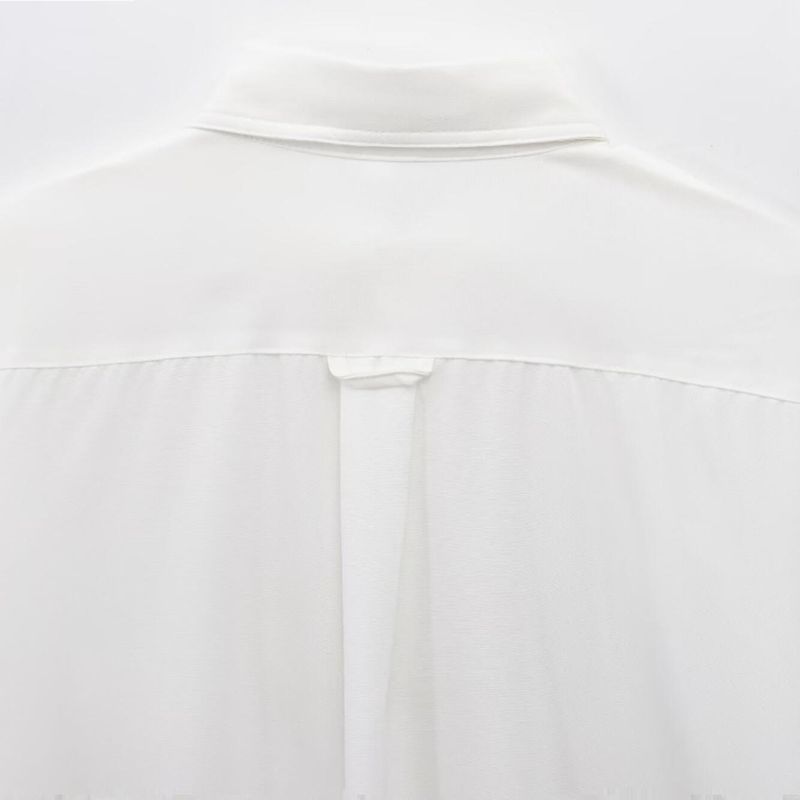 Kaslead New Arrival Women's Fashion Style Stylish Simple and Versatile Stripes Poplin Shirt 8717631