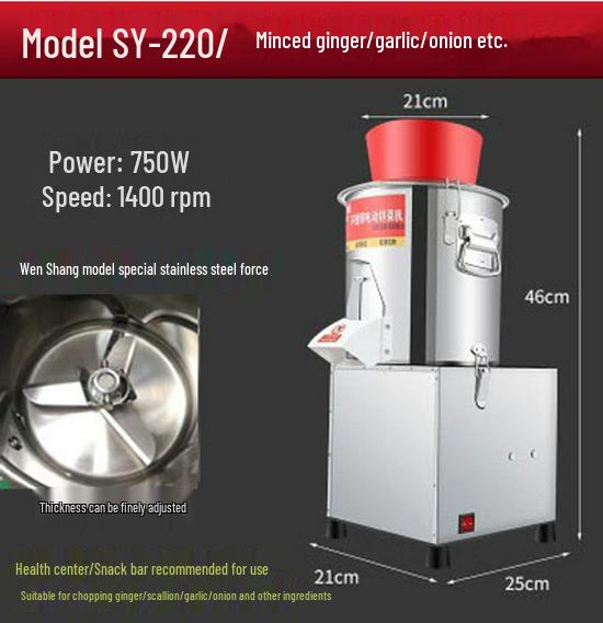 Commercial Electric Vegetable Chopper & Mincer for Chicken Feed and Granular Filling