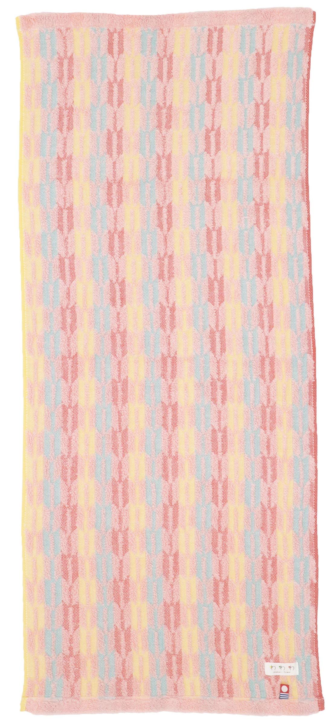 Marushin Face Made in Imabari 34 x 80 Irodori Komachi Yagasuri Cherry Blossom Made in Imabari 0306006200 Towel, Japan, Towel, cm, Pattern, Japan,