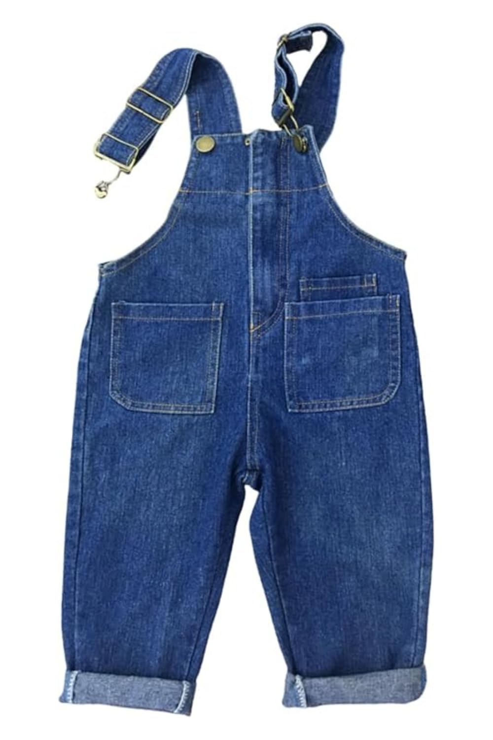 

90 см комбинезон джинсовый комбинезон джинсовый комбинезон свободные брюки одежда для мальчиков и девочек детская одежда детская одежда 80 см 90 см 100 см 110 см 120 см [EnDast] детская синий