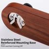 High Quality Multi-Purpose Wall Mounted Aluminum Wood Coat Hook Towel Hook Clothes Rack