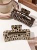 2 Pieces Leopard Print Claw Clip, Strong Hold Hair Jaw Clips for Thick Hair, Hair Accessories for Women Girls