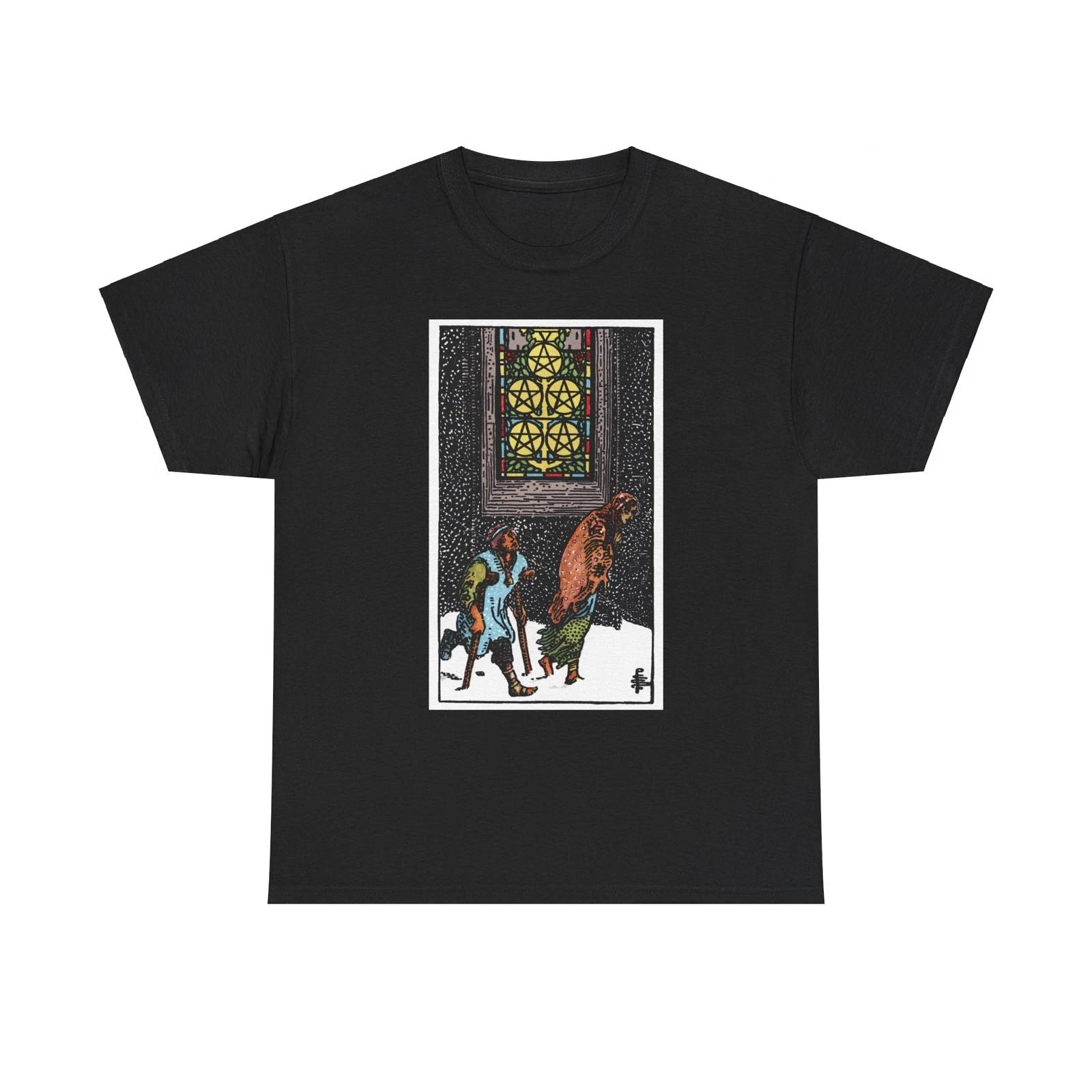 The 5 of Pentacles (Tarot Card) T shirt M