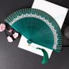 With Tassel Folding Fan Change Color Dance Fan Chinese Style   Summer
