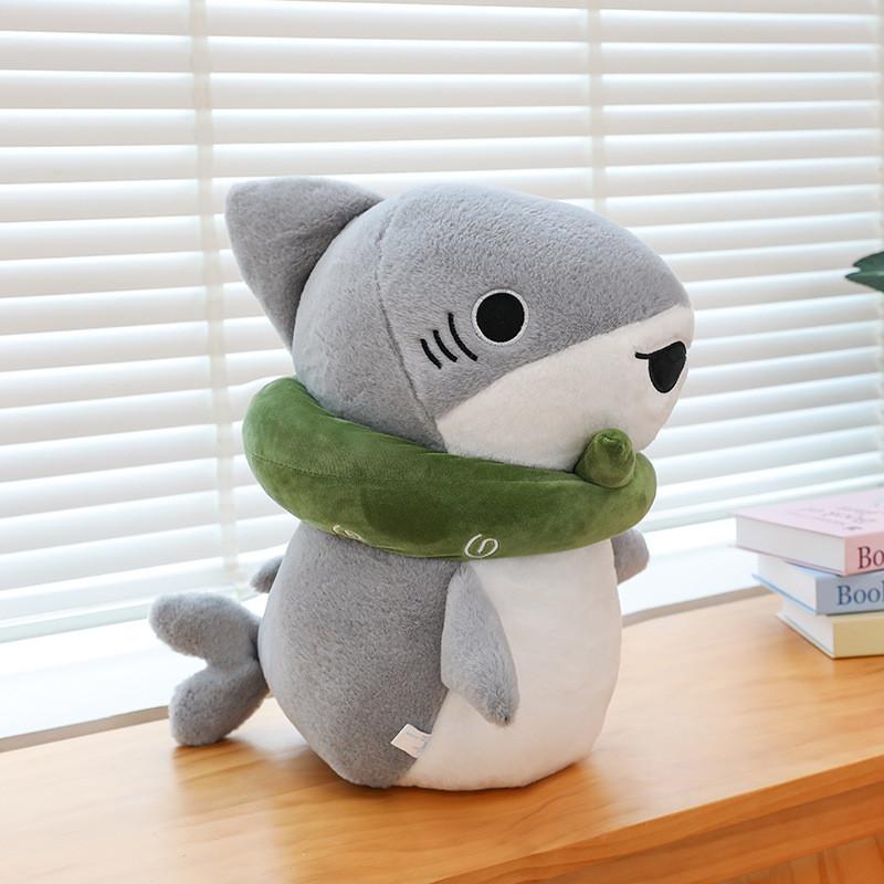 Outing Plush Shark Toy Cute Cartoon Girl Child Birthday Holiday Gifts Dolls