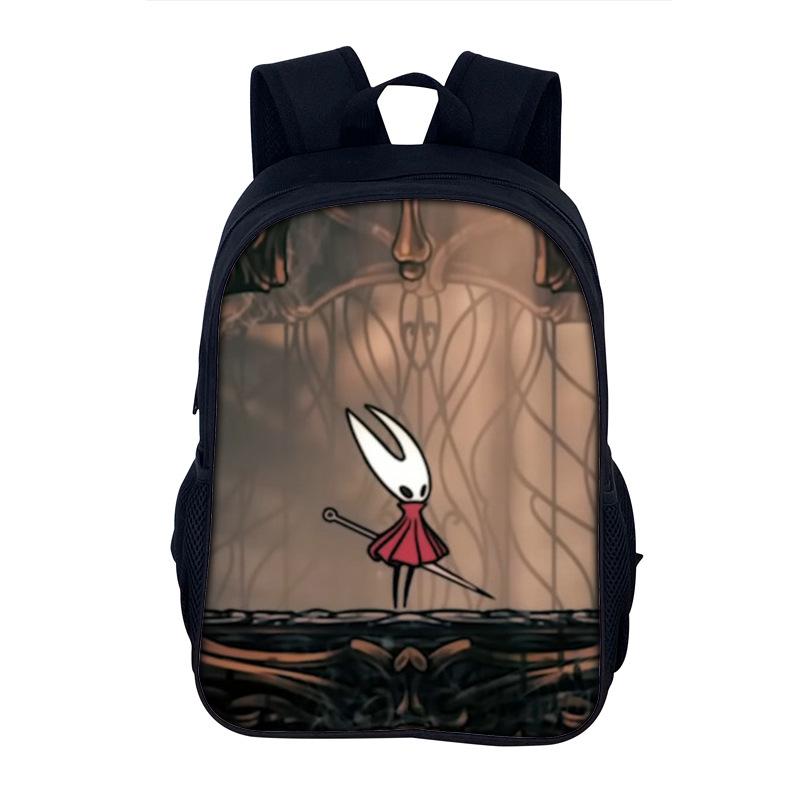 Hollow Knight Mochila School Backpack Bag 3D Printing School Bag Backpack Student Back Pack Bag for Boys Girls Best Gift