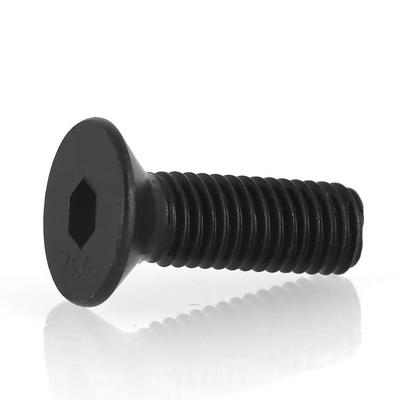 Reverse Thread Countersunk Hex Socket Head Bolts, Grade 10.9, Blackened High-Strength Screws [M4 M5 M6 M8]