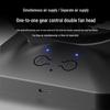 Dual-Head USB Fan: Portable 360° Rotating Desk Fan for Dorms and Outdoors