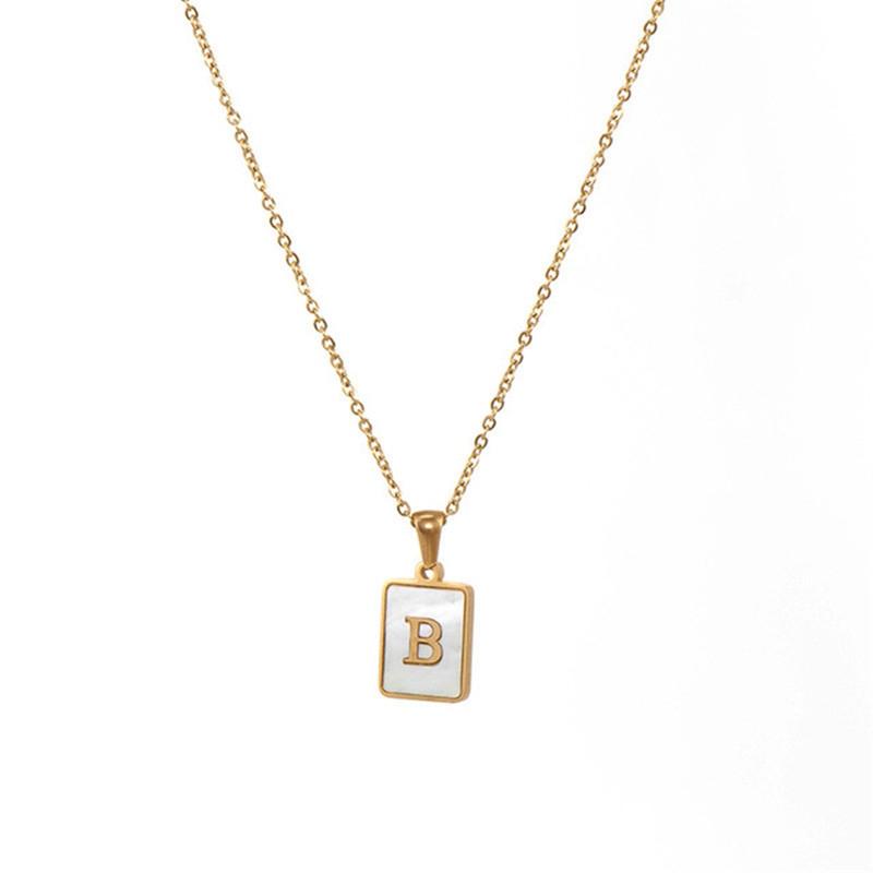 Pendant English Letters Chain Clavicle Necklace The Letter Necklace Accessories Creativity