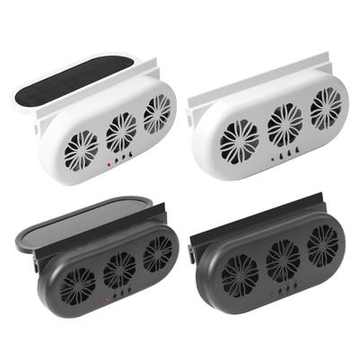 Car Solar Power Window Exhaust Fan,Car Air Purifier,Car SolarPower Air Vent Radiator Fan Ventilation Fan