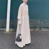 2024 Loose High Neck Patchwork Sweater Dress for Autumn/Winter