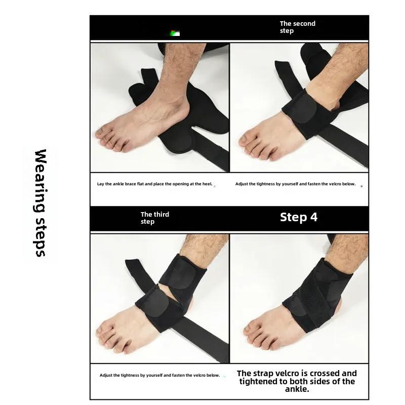Outdoor Ankle Protective Football Protector Adjustable Strap Pressure Breathable for Men and Women Basketball Cycling Ankle
