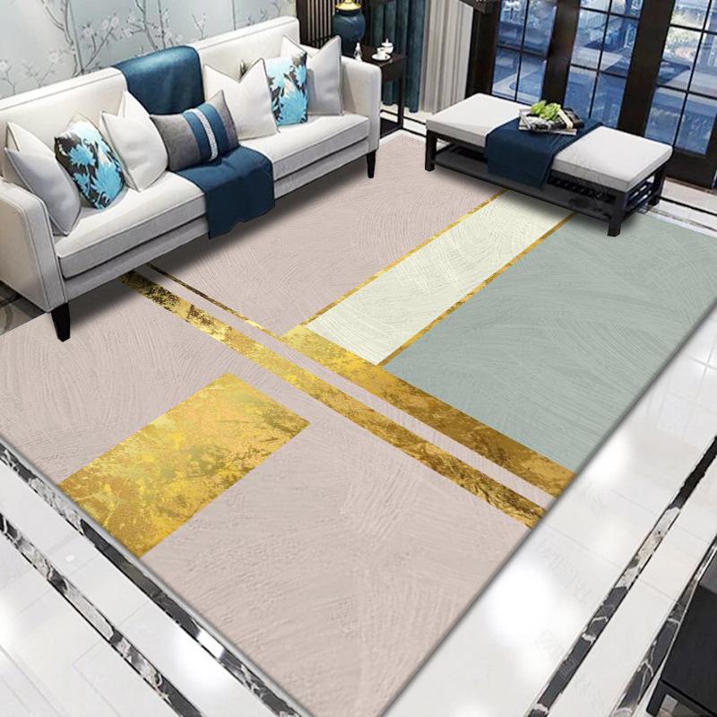 Style Living Room Carpet Floor Mat Simple Nordic Printed Carpet Bedroom Bedside Blanket Wholesale