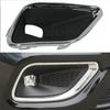 Car Front Right Fog Light Trim Cover Bezel Frame Fit for Jeep Cherokee 2019 2020 Plastic