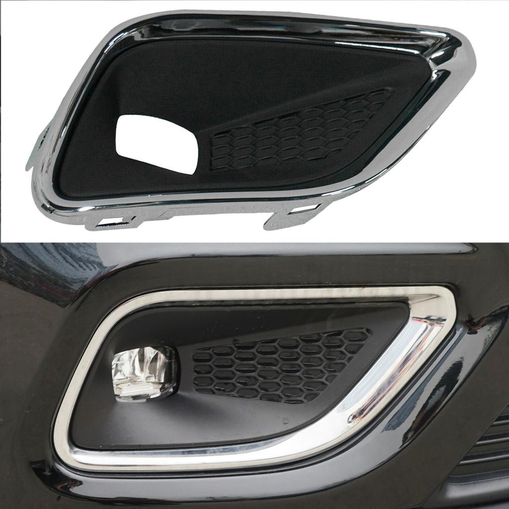 Car Front Right Fog Light Trim Cover Bezel Frame Fit for Jeep Cherokee 2019 2020 Plastic