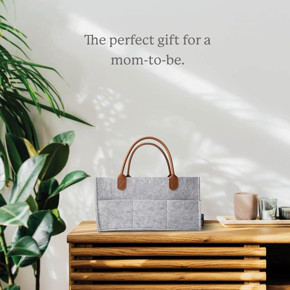 Kosz do przechowywania filcu dla niemowląt, organizer do pokoju dziecięcego, torba na pieluchy dla niemowląt z uchwytem, nosidełko do przechowywania dla dzieci, duża kieszeń