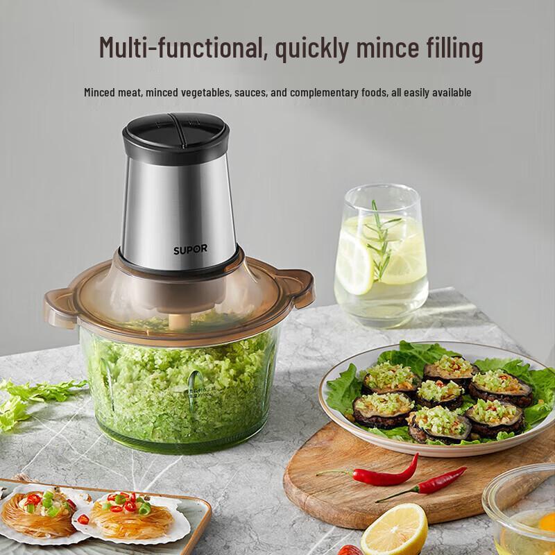 SUPOR Electric Meat Grinder & Food Processor CN plug (adapter included)