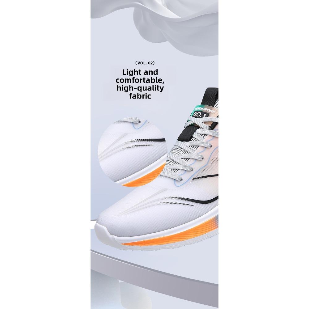 Men's and Women's Ultra Light Running Shoes, Anti Odor Shoes, Breathable Dynamic Shoes, Shock-absorbing Lightweight Casual Running Shoes