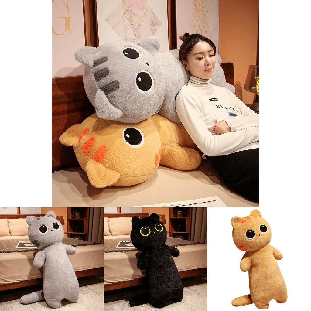 Purr-fect Soft Cat Plush Pillow Toy Decoration Gift For Kids Bedroom Sofa
