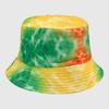 Neutral Summer Tie Dye Printed Fisherman Hat Outdoor Breathable Hat Sunshade