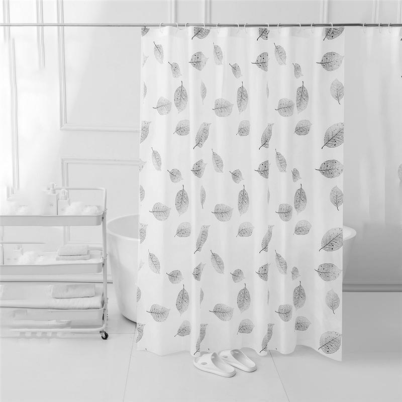 180*180cm Modern Simple Thickened PEVA Bathroom Waterproof Mildew Proof Fabric Partition Curtain Shower Curtain Home Decor