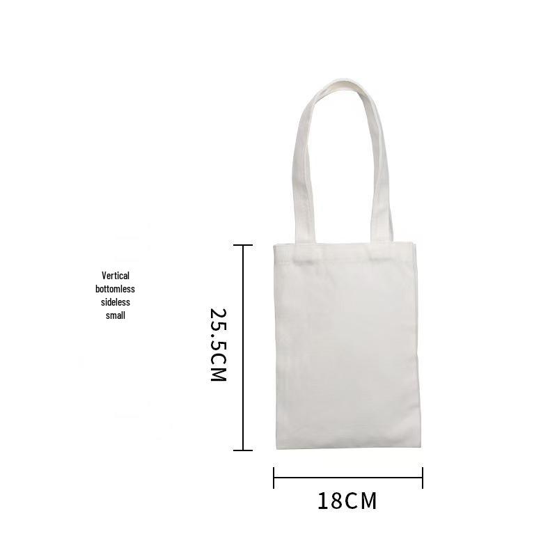 Waterproof Canvas & Linen Handheld Tote Bag - Fashionable & Blank Design