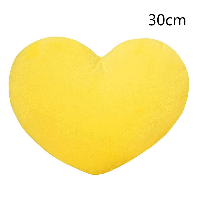 20/30Cm Heart Plush Toys Soft Cute Fuzzy Throw Pillow Toy Lovely Gift For Birthday Valentines Day Soft Stuffed Pillow