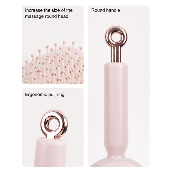 Retractable Self-Cleaning Hair Brush Scalp Massage Anti-static Air Cushion Comb Portable Travel Men Women Hair Detangling Styling Brush