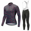 Men Women Cycling Jersey Set Long Sleeve Mountain Road Bike Outfit Breathable Quick Dry
