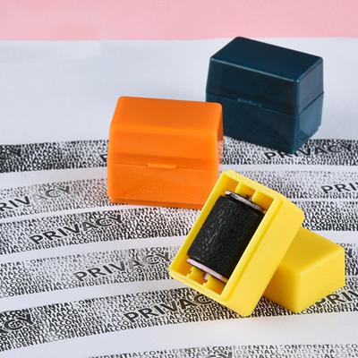 1 Stück Datenschutz-Abstrich-Vertraulichkeitsstempel-Identifikationssiegel